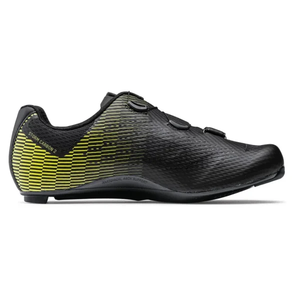 Zapatillas Northwave STORM CARBON 2 Negro-Amarillo Fluo