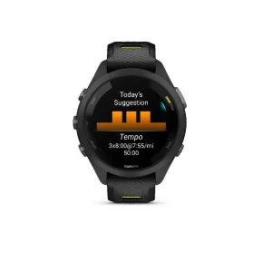 Reloj Garmin Forerunner 265 S Music Negro/Amarillo 42mm