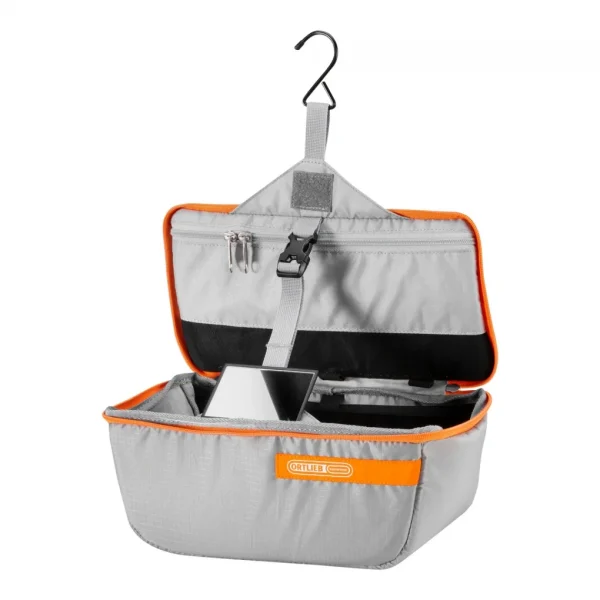 Organizador Ortlieb Toiletry para Duffle o Rack-Pack 5l. Gris