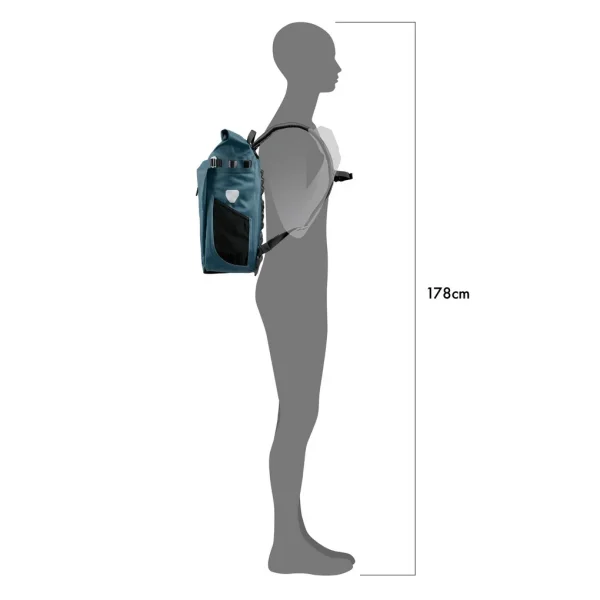Mochila Ortlieb VARIO QL2.1 Individual 26L Petrol