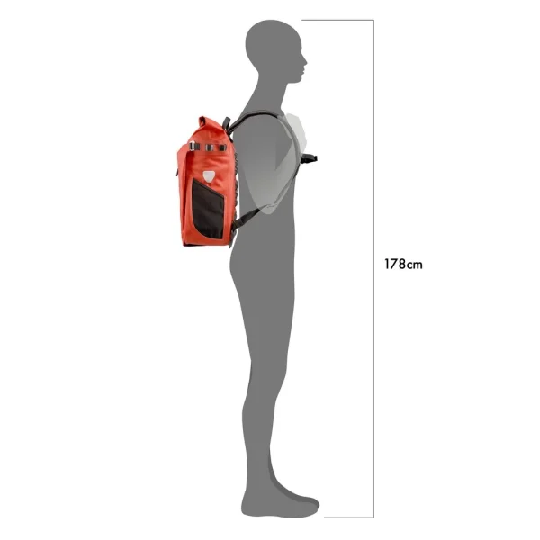 Mochila Ortlieb VARIO QL2.1 26L Rooibos