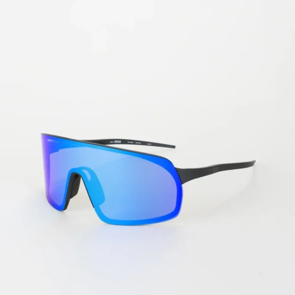 Gafas Deportivas Out Of Rams adapta Logo Negro Lente Azul MCI