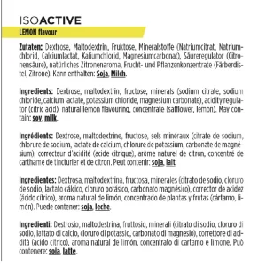 PowerBar Bote IsoActive Limón 600gr