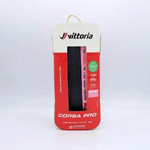 Cubierta Carretera Vittoria CORSA PRO LTD 700x28c Plegable TLR Rosa G2.0