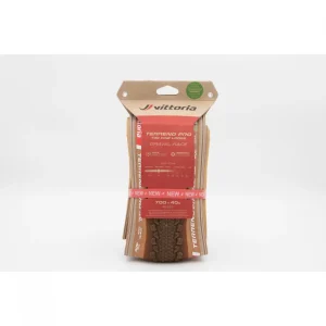 Cubierta Gravel vittoria TERRENO PRO T30 Fine Loose 700X45 TLR Hookless Natural-Brown