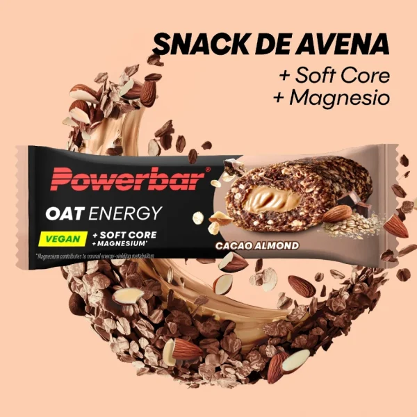 Barrita PowerBar OAT Energy Avena Chocolate, con relleno de Almendra 15u*50gr